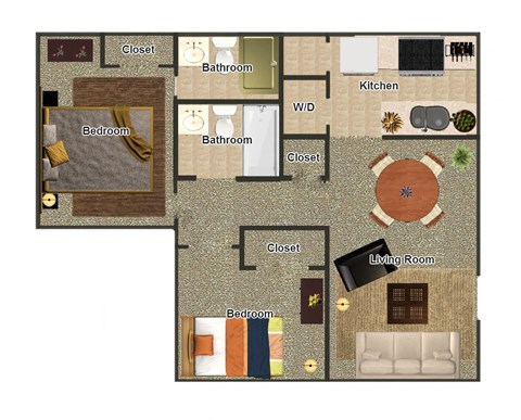 2881 Lamar Avenue 1-4 Beds Apartment for Rent - Photo Gallery 17